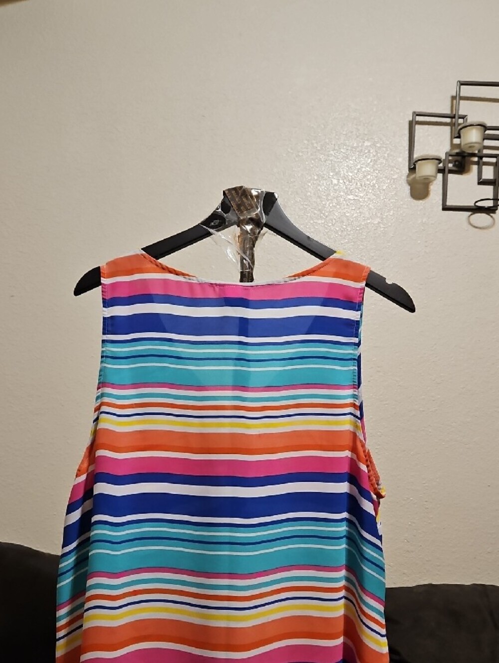 torrid Multicolor Striped V-Neck Sleeveless Camisole - Picture 5 of 7